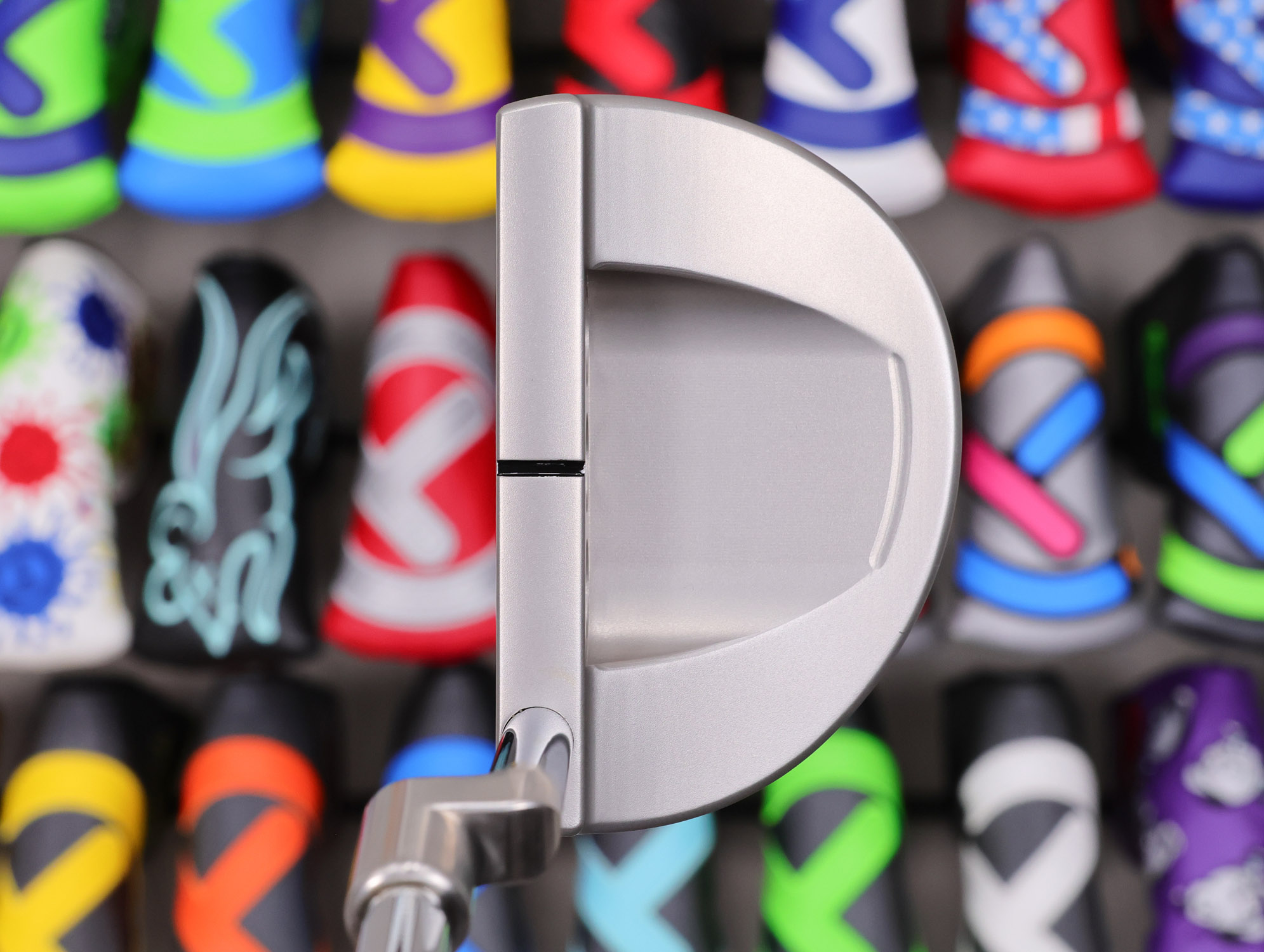 scotty-cameron-tour-only-sss-raw-silver-bombs-golo-n5-knucklehead-neck-circle-t-360g-putter-with-top-line-64 scotty cameron tour only sss raw silver bombs golo n5 knucklehead neck circle t 360g putter with fly milling on face and top line golf club
