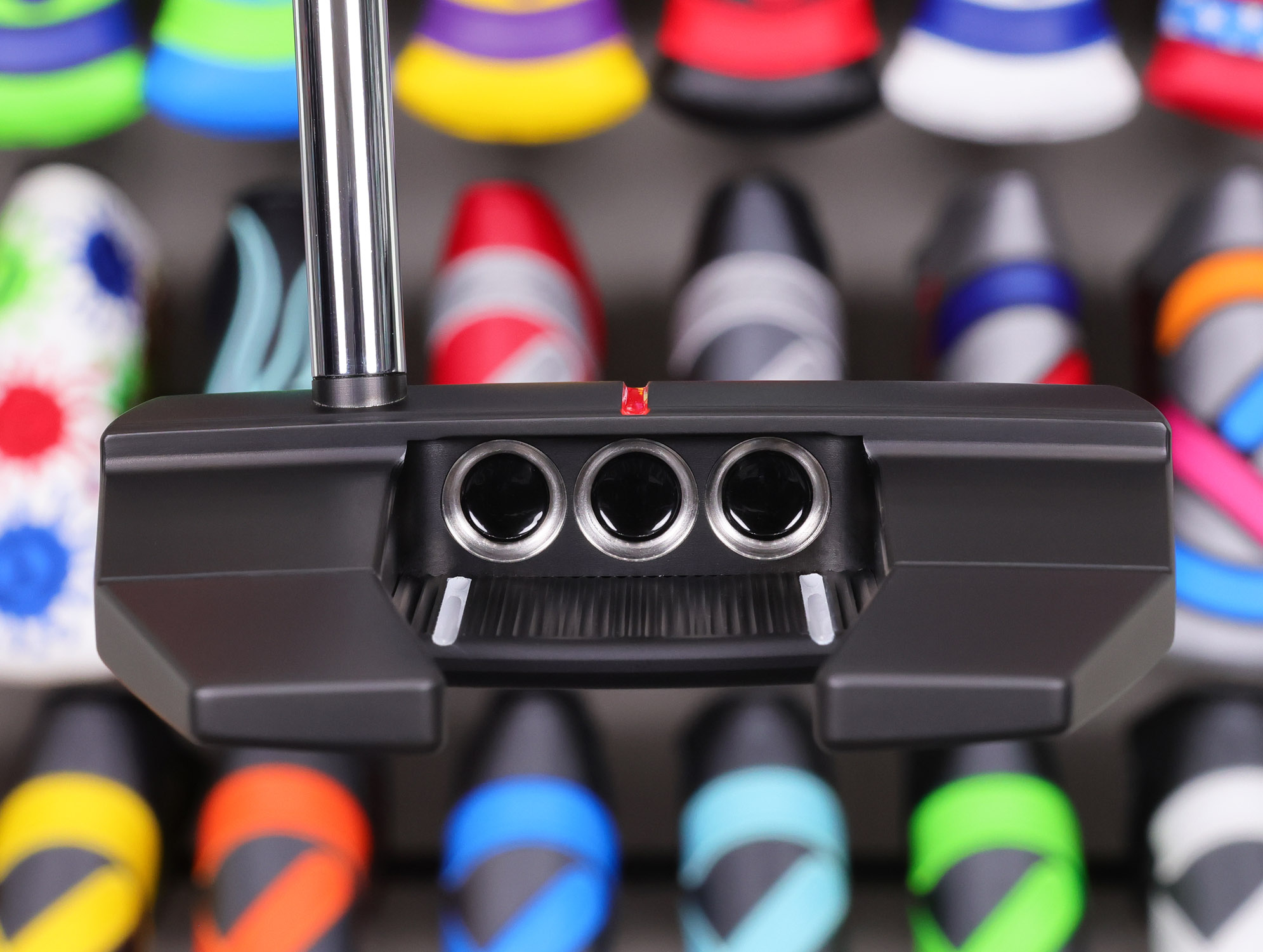 scotty-cameron-tour-only-black-sss-futura-x-x5-circle-t-360g-putter-with-red-top-line-and-light-gray-sight-rails-39 scotty cameron tour only black sss futura x x5 circle t 360g putter with red top line and light gray sight rails golf club