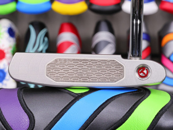 scotty cameron tour only catalina studio style circle t 350g putter with studio cardon steel scs chain link milled face insert and double bend shaft golf club