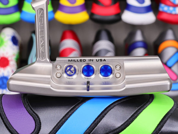 scotty cameron tour only studio style newport 2 plus circle t 360g putter with carbon steel chain link milled insert golf club