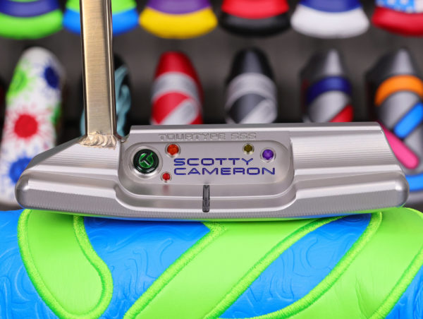 scotty cameron tour only two tone sss and chromatic bronze timeless tourtype circle t 360g putter with welded mid slant neck golf club