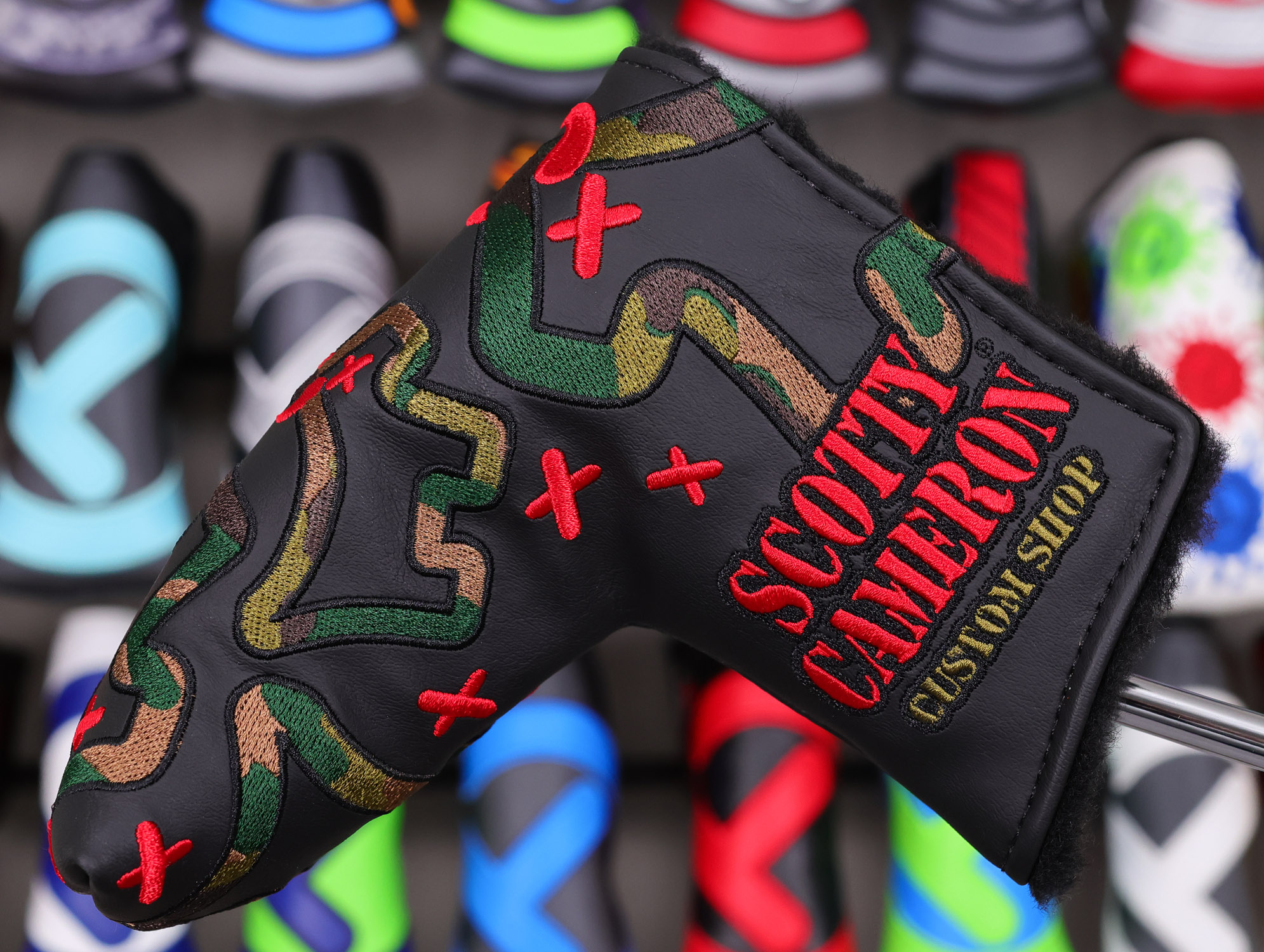 Scotty Cameron Tour Only 3x Black Carbon 009 Prototype Circle T w/ Sight Dot - Image 11