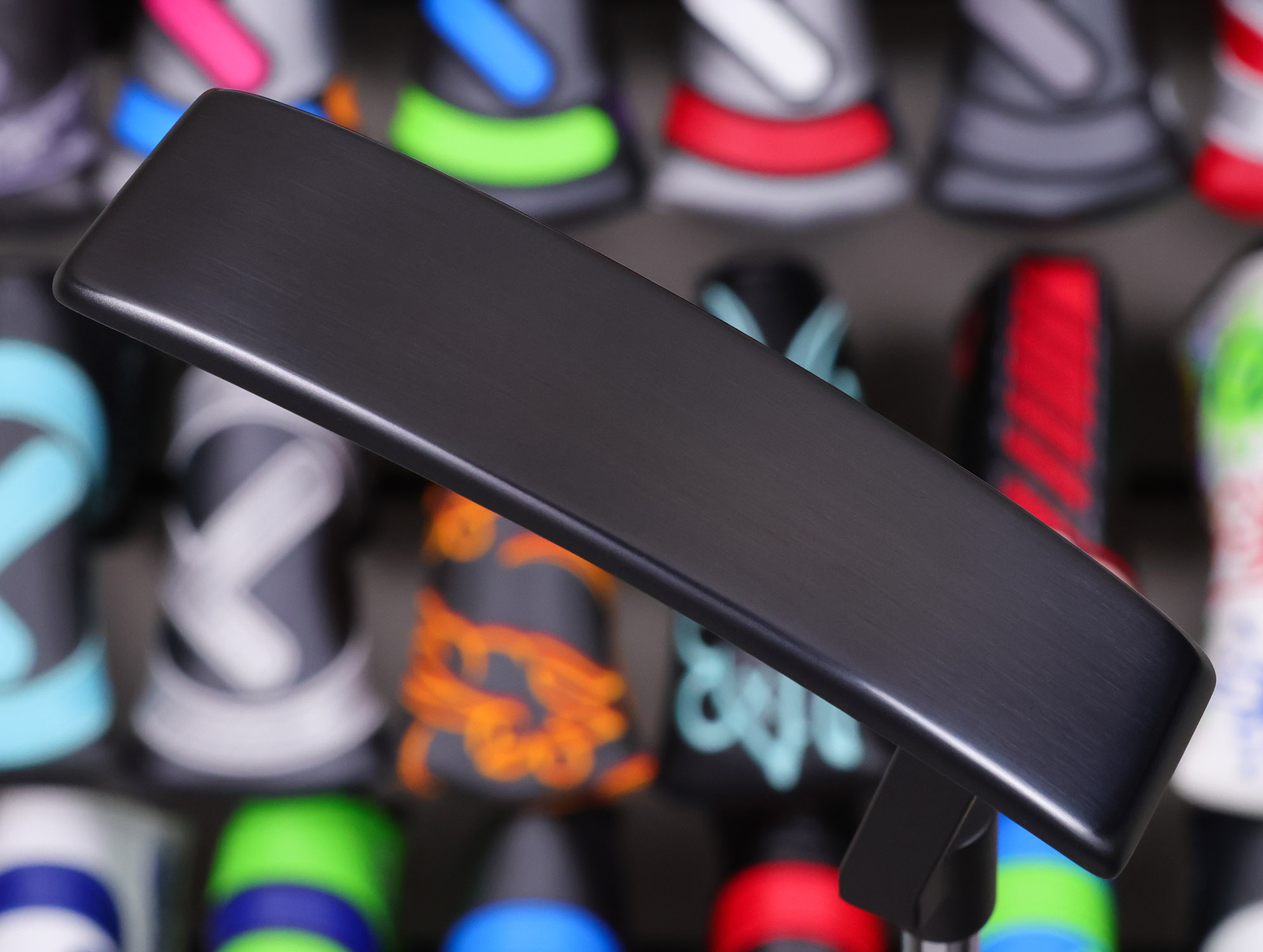 scotty cameron tour only 3x black carbon steel laguna 2.5 circle t 350g handstamped putter with script titleist and top line