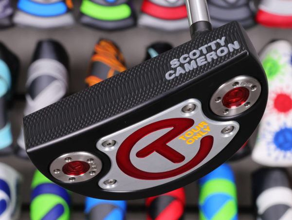 scotty cameron tour only black deep milled golo double bend face balanced circle t 360g putter golf club