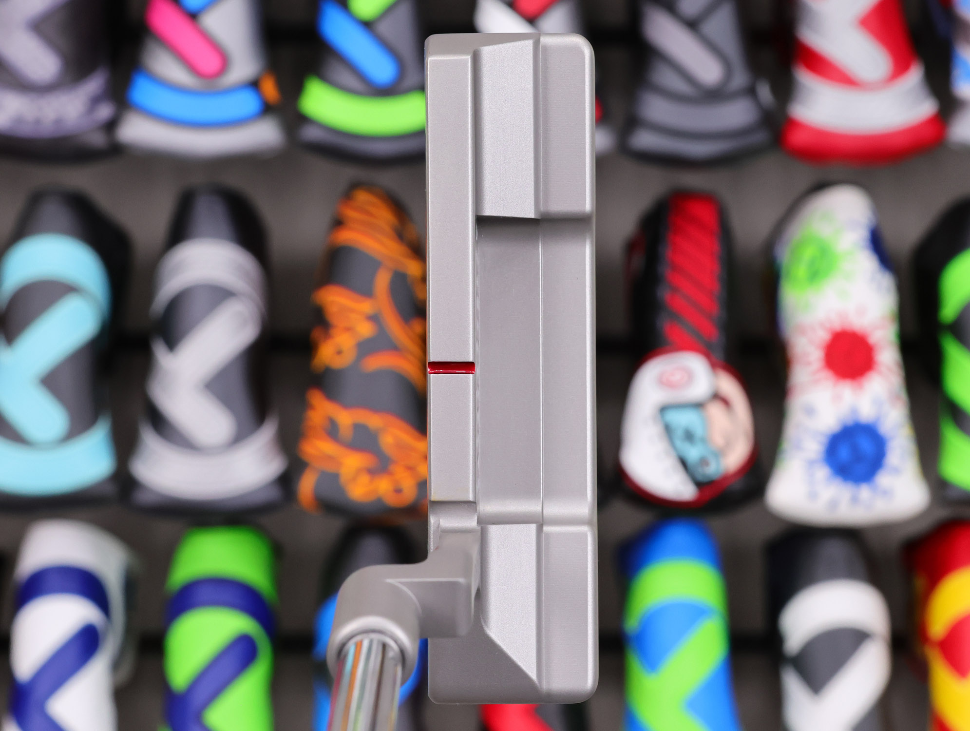 scotty cameron tour only silver sss t22 newport 2 teryllium circle t 360g putter with translucent red top line brooks koepka design golf club