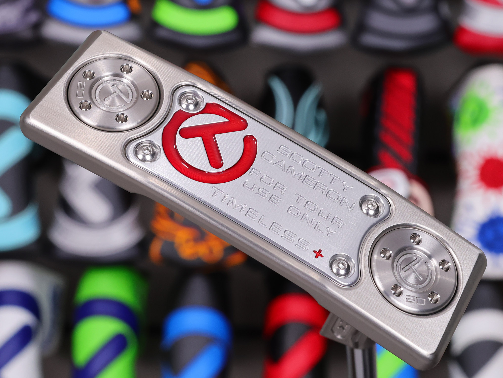 scotty cameron tour only timeless plus buttonback teryllium circle t 360g putter with top line golf club