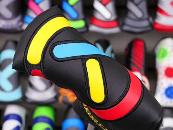 scotty cameron for tour use only 2026 black red blue yellow stick figure industrial circle t blade headcover