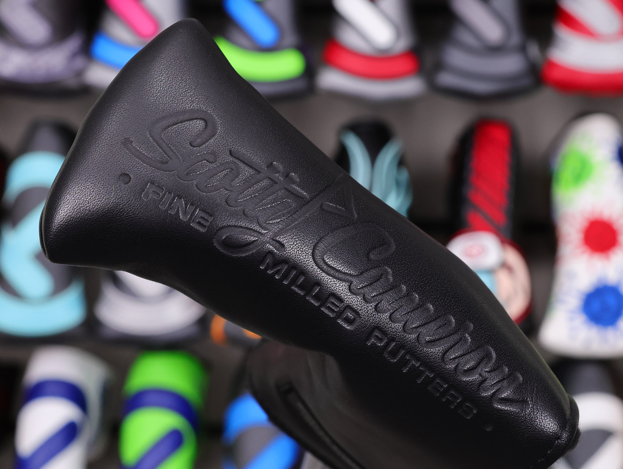 Scotty Cameron Tour Only 3x Black Carbon 009 Prototype Circle T 350G w/ "Extreme-Toe" Stamp - Image 11