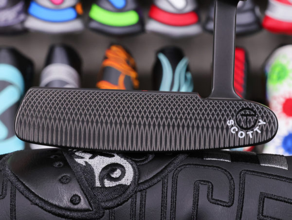 scotty cameron tour only deep milled black sss newport studio select circle t 360g putter with red sight dot golf club