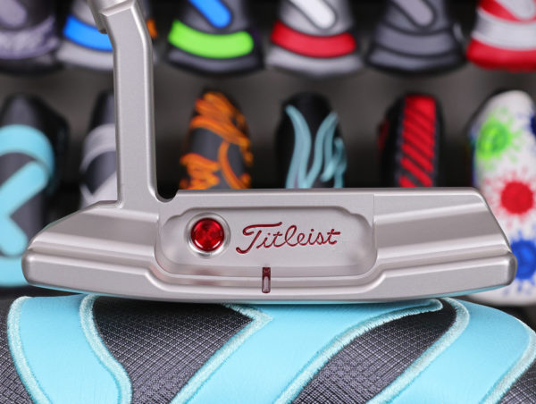 scotty cameron tour only gss timeless t2 circle t 340g putter with script titleist stamp and double milled cherry bombs golf club