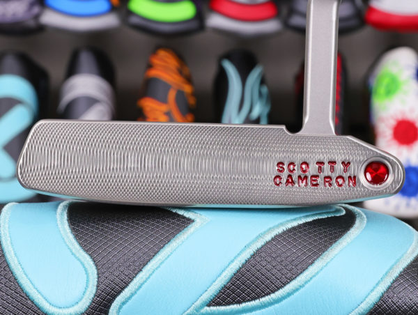 scotty cameron tour only gss timeless t2 circle t 340g putter with script titleist stamp and double milled cherry bombs golf club