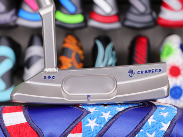 scotty cameron tour only sss craftsman squareback pocketback circle t usa 350g putter with welded plumber neck and handcrafted stamp golf club