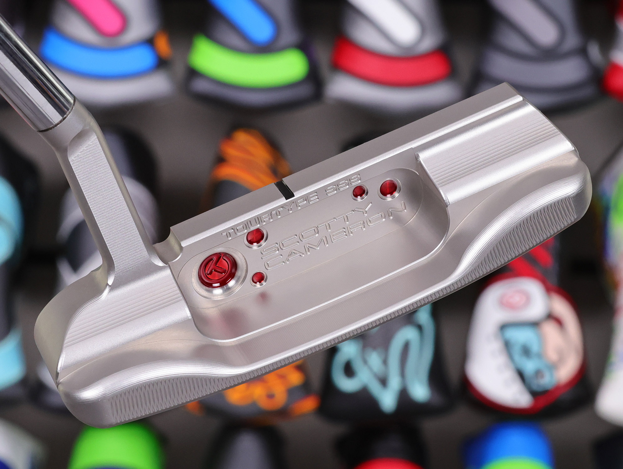 scotty cameron tour only sss masterful 1.5 tourtype circle t 350g putter with flojet neck and top line golf club