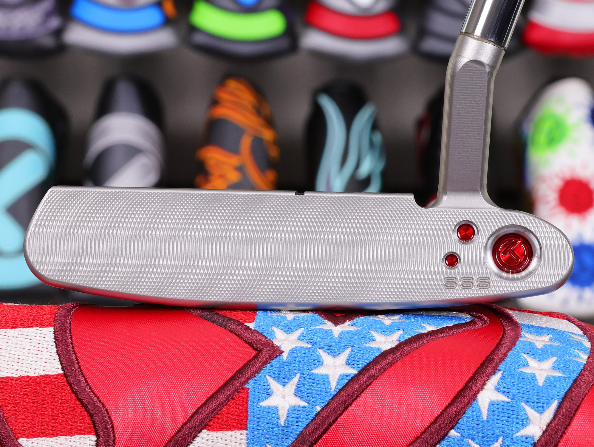 Scotty Cameron Tour Only SSS Masterful 1.5 TourType Circle T 350G w/ "FloJet" Neck & Top Line - Image 2