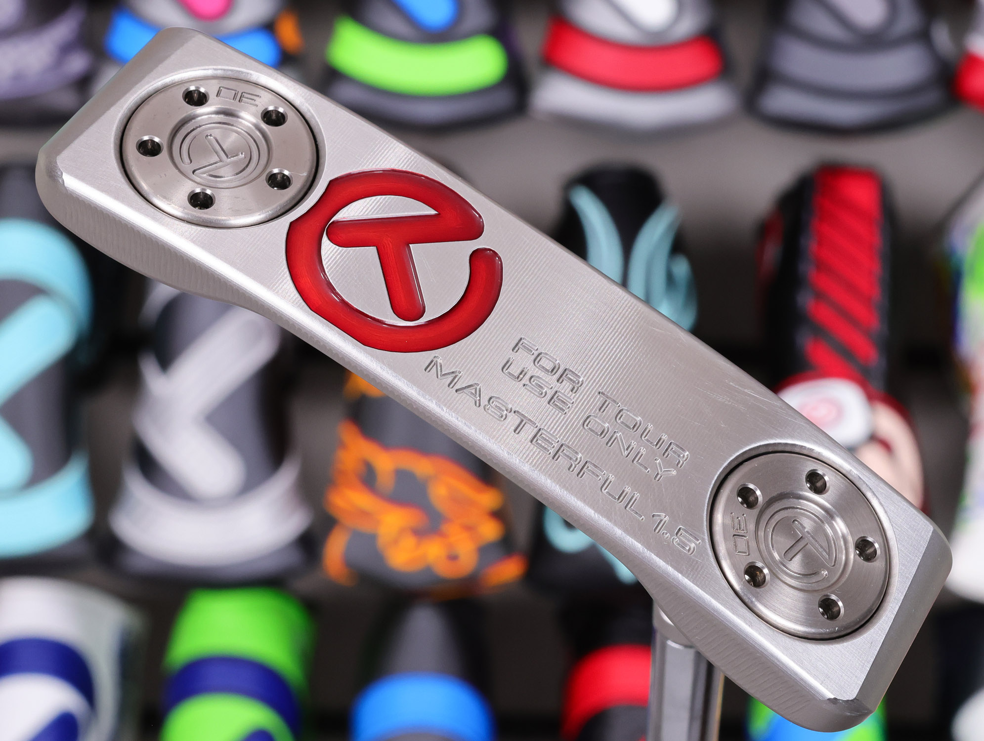scotty cameron tour only sss masterful 1.5 tourtype circle t 350g putter with flojet neck and top line golf club
