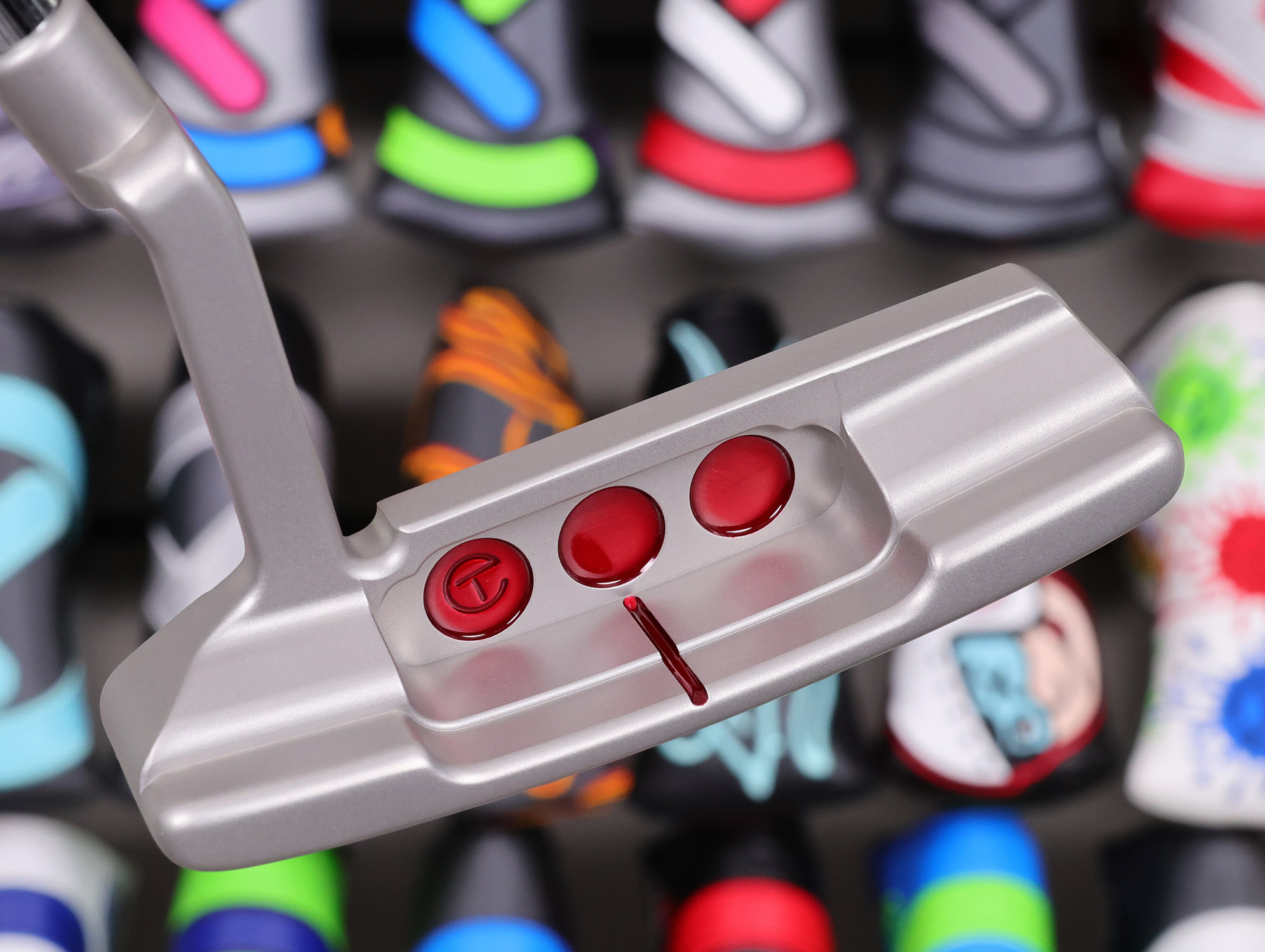 scotty cameron tour only sss timeless newport 2 circle t 350g putter with triple cherry bombs golf club