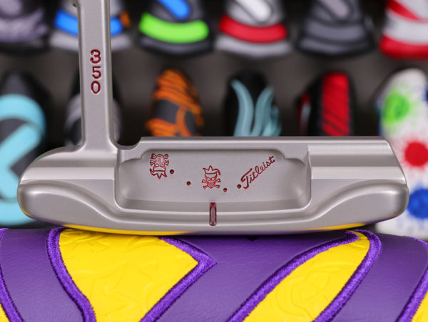 scotty cameron tour only sss masterful 009m circle t 350g putter with tour jester and mini script titleist stamps golf club