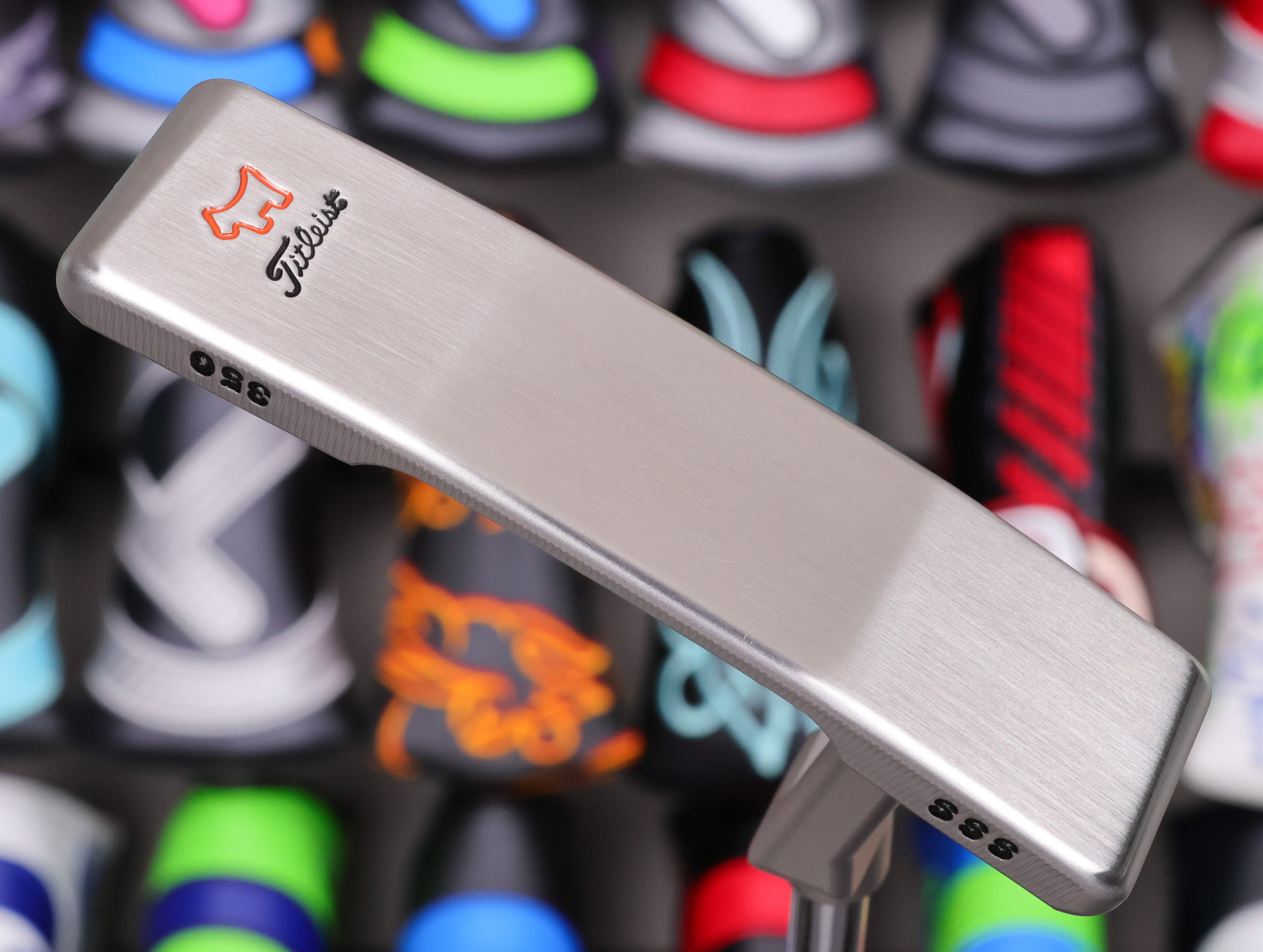 scotty cameron tour only sss timeless tourtype tt circle t 350g putter with peace sign and sun stamps golf club