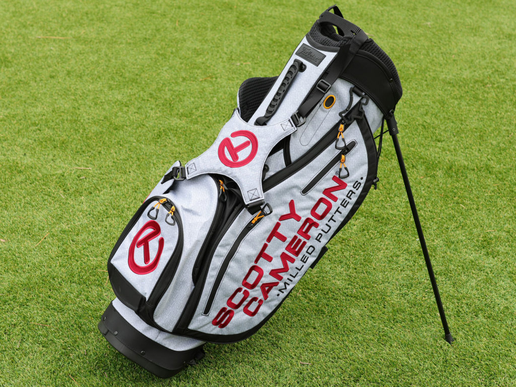 scotty cameron 2025 british open championship light gray sc geo pathfinder circle t stand carry golf bag