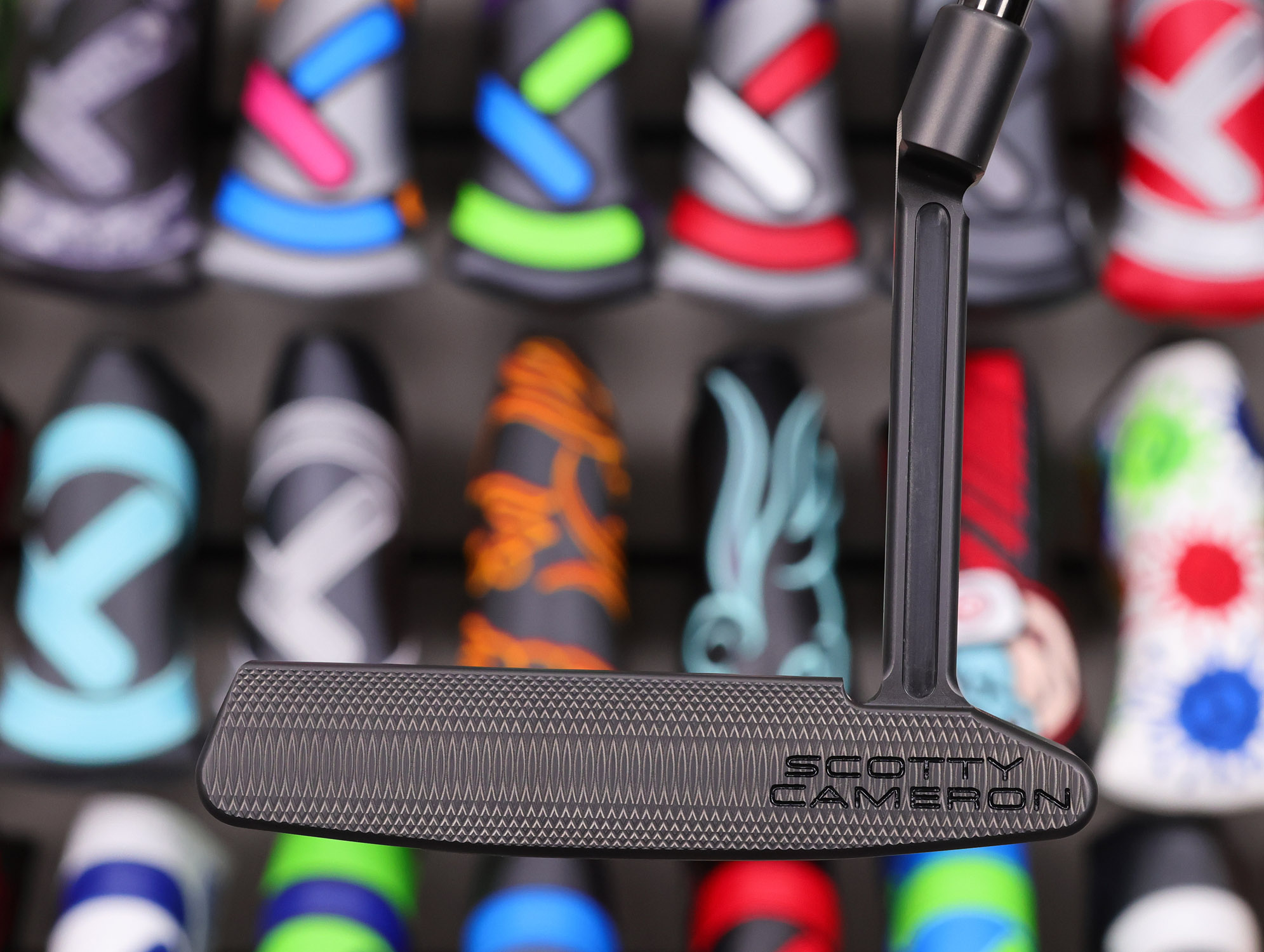 scotty cameron limited release triple black newport 2 long neck 34" putter