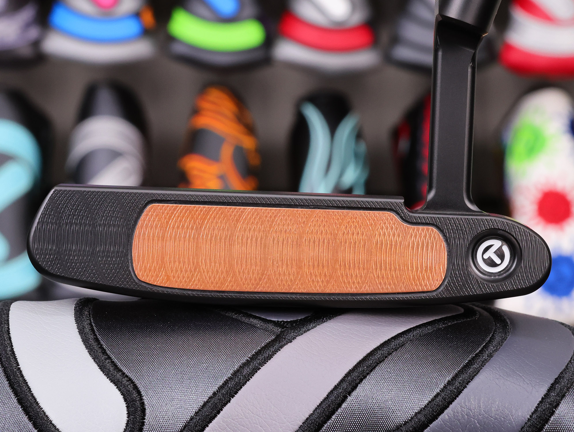 scotty cameron tour only black masterful buttonback teryllium insert circle t 360g putter with black shaft golf club