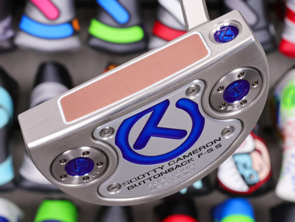 scotty cameron tour only buttonback flowback f 5.5 teryllium insert circle t 360g putter with dual sight lines golf club