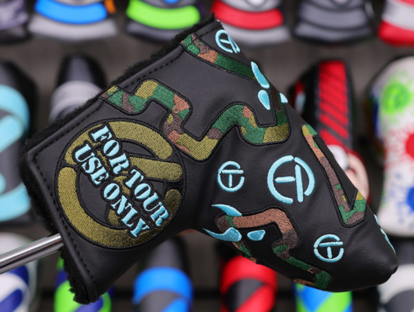 scotty cameron camo bulldog tiffany circle t mid mallet headcover