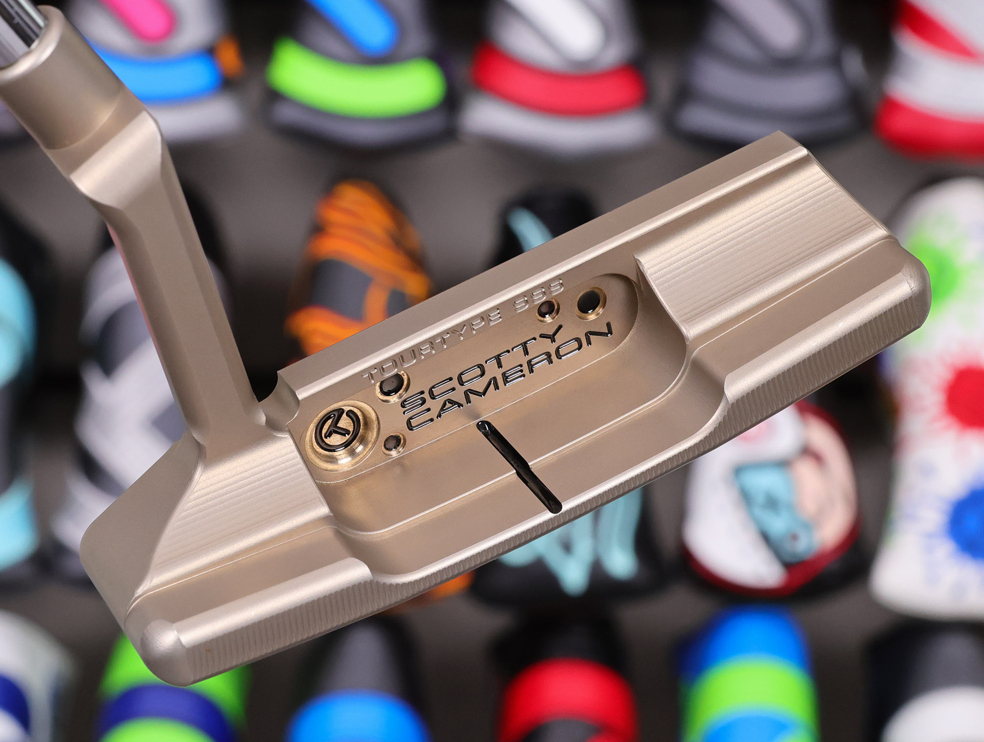 scotty cameron tour only chromatic bronze sss timeless tourtype circle t 360g putter golf club