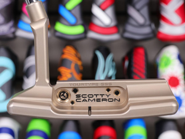 scotty cameron tour only chromatic bronze sss timeless tourtype circle t 360g putter golf club