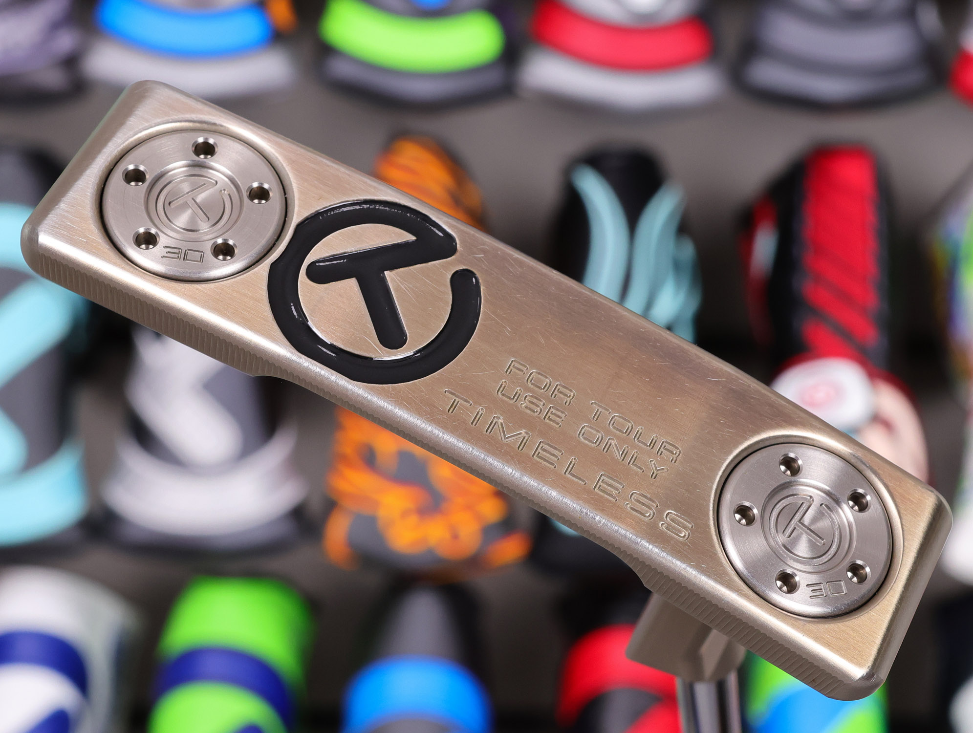 scotty cameron tour only chromatic bronze sss timeless tourtype circle t 360g putter golf club