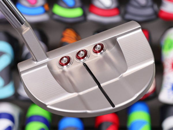 scotty cameron tour only sss flowback f 5.5 buttonback teryllium insert circle t 360g putter with flojet neck golf club