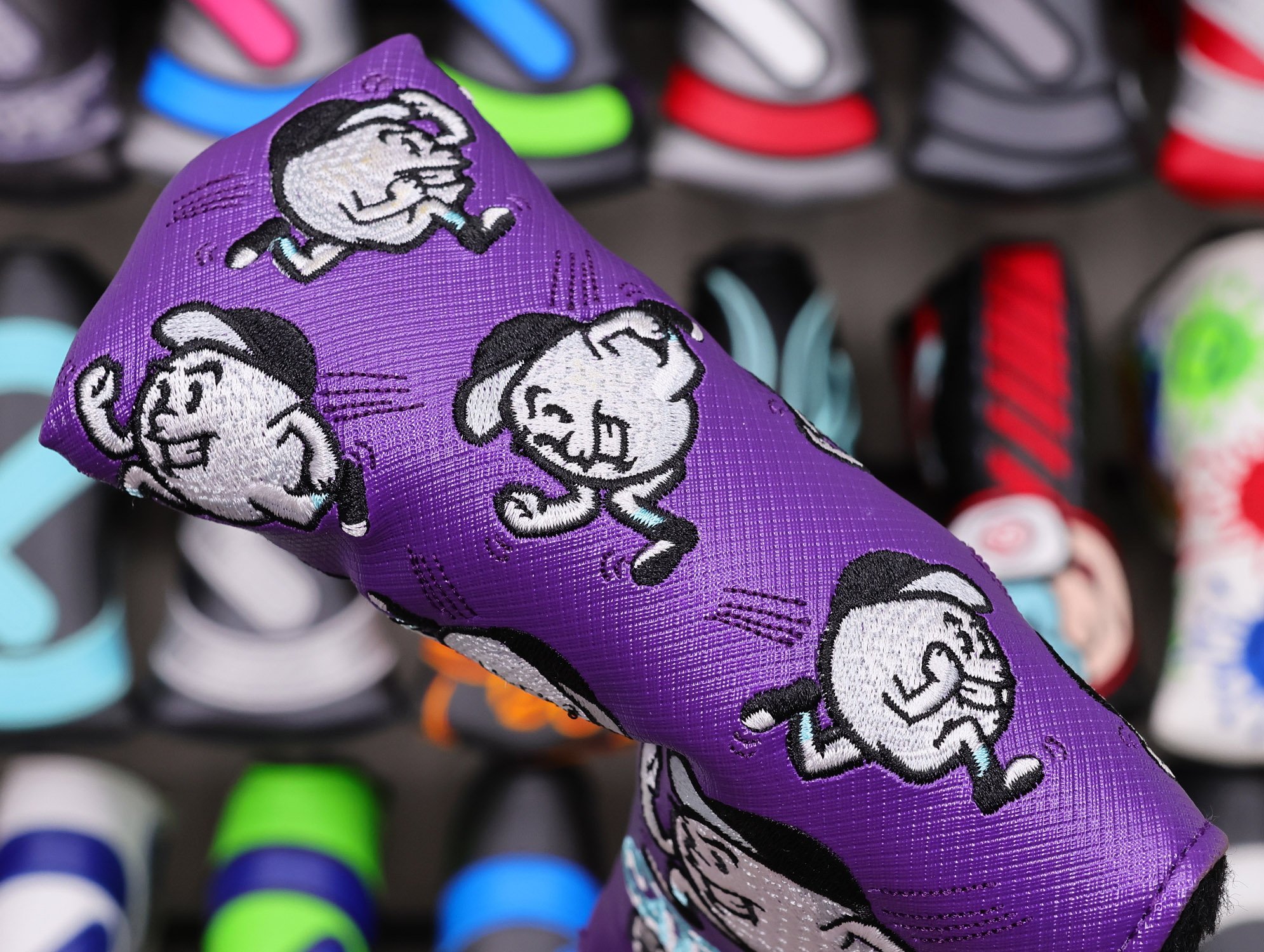 scotty cameron tour only purple baller boy circle t blade putter headcover