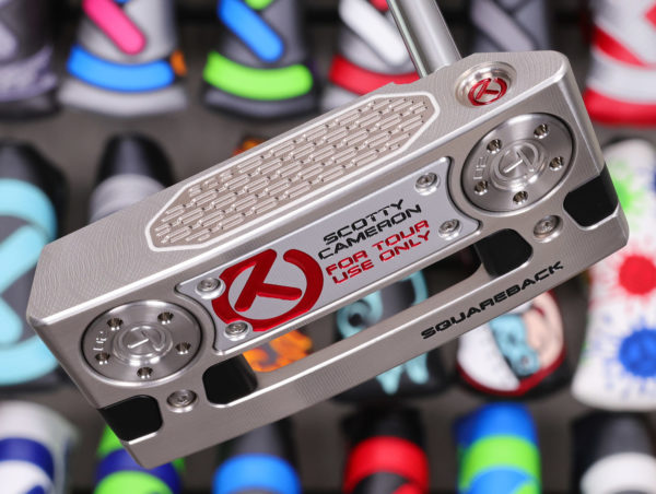 scotty cameron tour only sss squareback studio style circle t 360g putter with carbon steel chain link milled insert and top line golf club