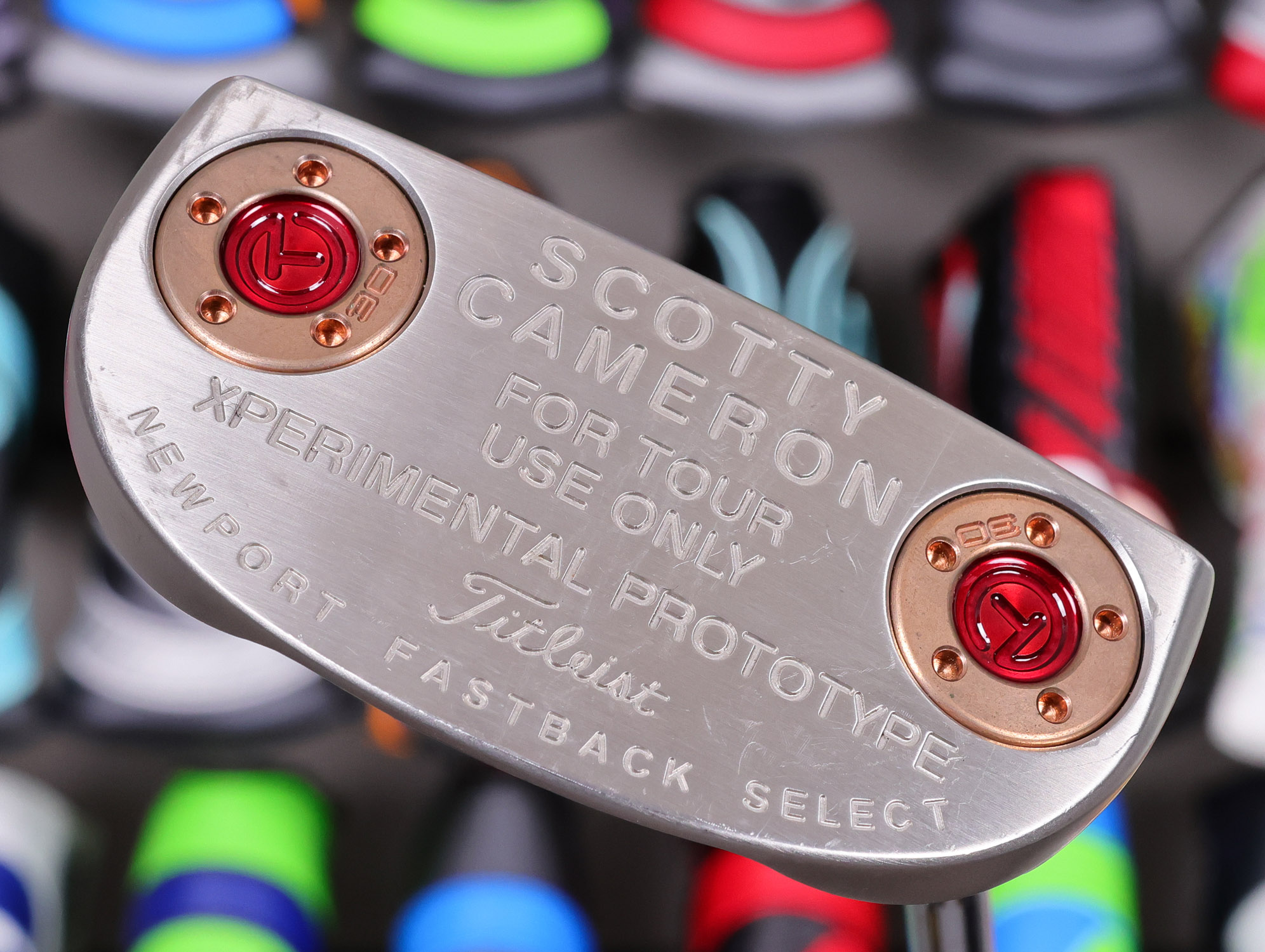 scotty cameron tour only sss fastback 1.5 xperimental prototype studio select circle t mid mallet putter golf club with tungsten ct weights