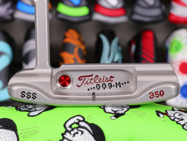 scotty cameron tour only sss masterful 009m circle t 350g putter with script titleist stamp and double milled cherry bombs golf club