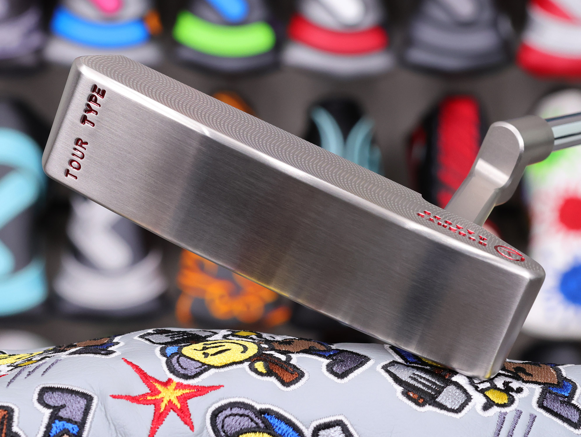 scotty cameron tour only sss timeless tourtype tt circle t 350g putter with dancing crowned cameron golf club