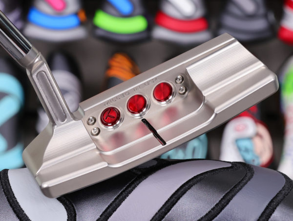 scotty cameron tour only studio style newport 2.5+ plus circle t 360g putter with i beam jet neck and chain link milled carbon steel insert golf club