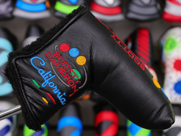 scotty cameron black the art of putting california series blade putter headcover