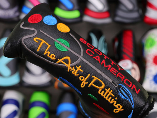 scotty cameron black the art of putting california series blade putter headcover