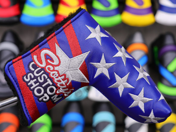 scotty cameron stars and stripes usa flag custom shop blade headcover