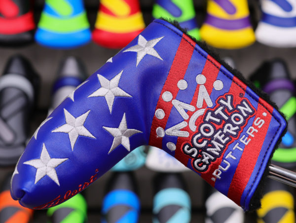 scotty cameron stars and stripes usa flag custom shop blade headcover