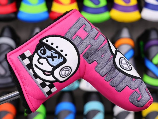 scotty cameron for tour use only pink champs choice circle t blade putter headcover