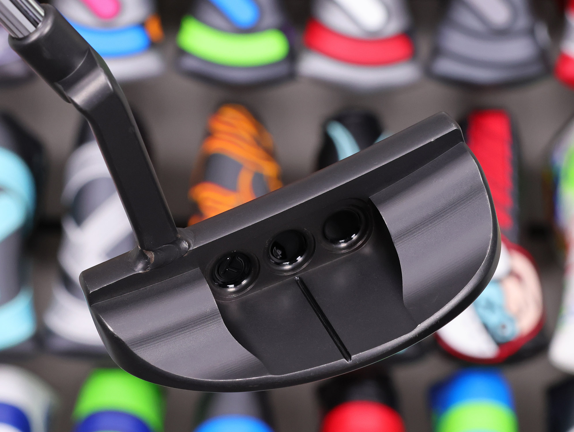 scotty cameron tour only black deep milled sss california del mar circle t putter with copper tungsten ct weights golf club