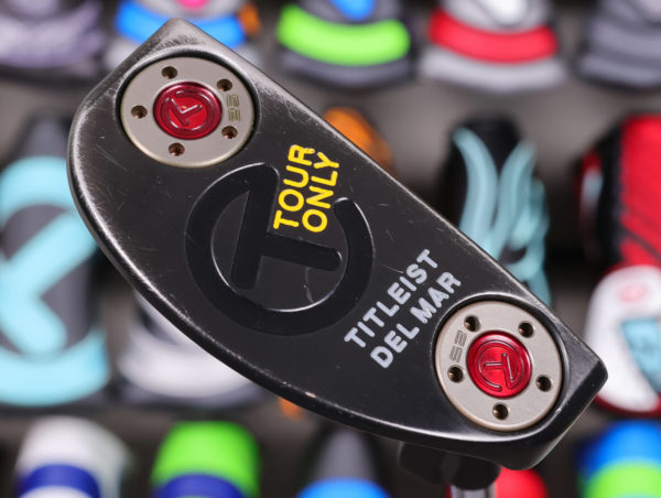 scotty cameron tour only black deep milled sss california del mar circle t putter with copper tungsten ct weights golf club