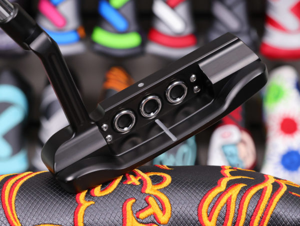 scotty cameron tour only black gss insert masterful super rat circle t 370g putter with sight dot and sight line golf club