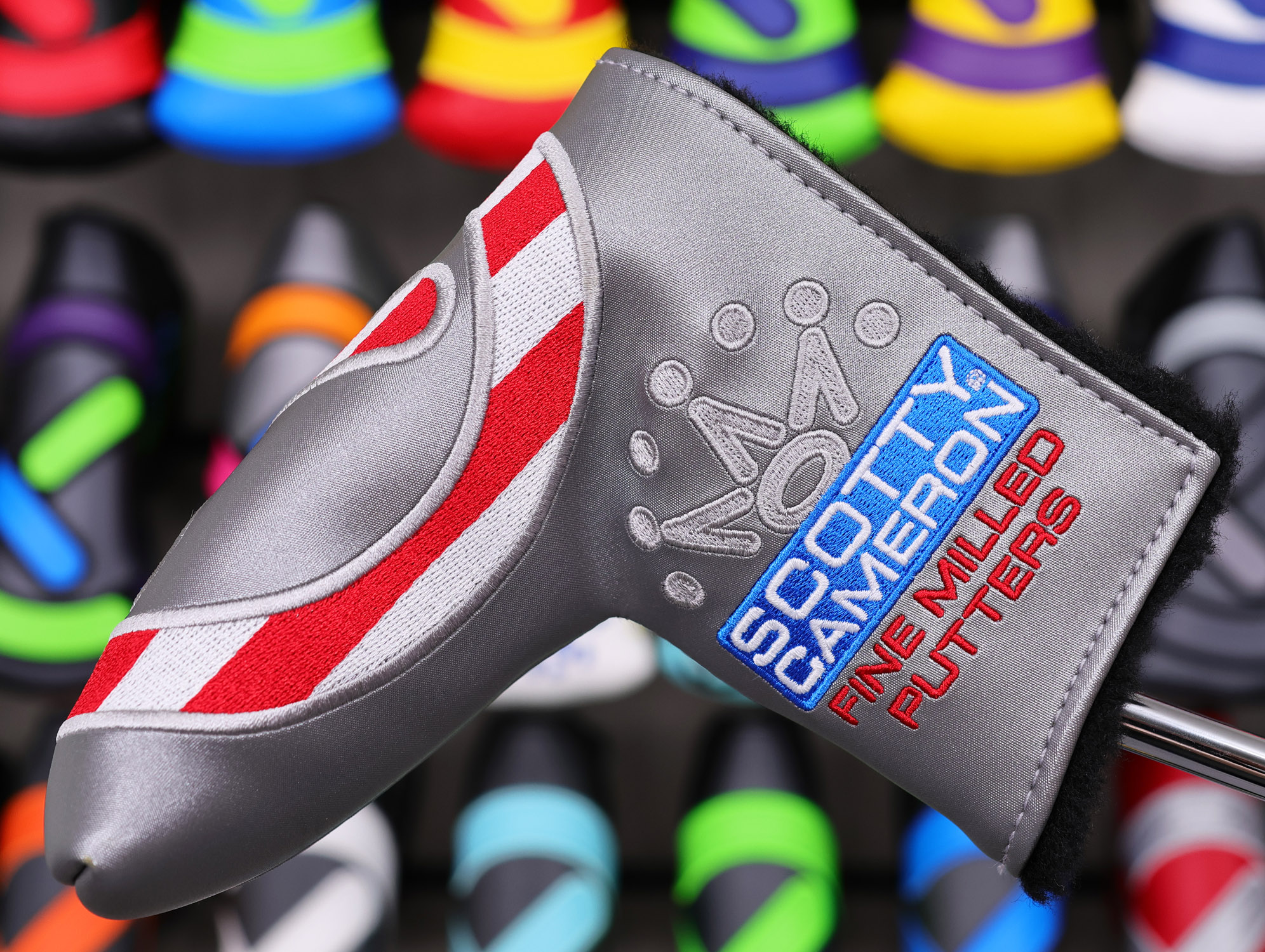 Scotty Cameron Tour Only Black Studio Style Newport 2.5+ PLUS Circle T 360G w/ "Chain-Link" Carbon Steel Insert - Image 10