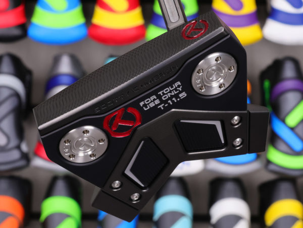 scotty cameron tour only black sss phantom t11.5 circle t 360g putter with i beam jet neck and long sight line golf club