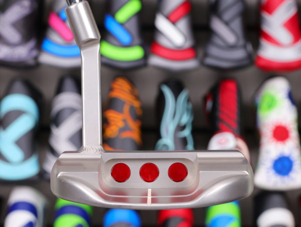 scotty cameron tour only sss fastback xperimental prototype welded mid slant neck circle t putter with tungsten ct weights golf club