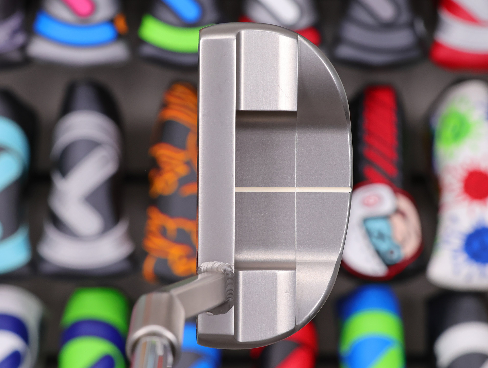 scotty cameron tour only sss fastback xperimental prototype welded mid slant neck circle t putter with tungsten ct weights golf club