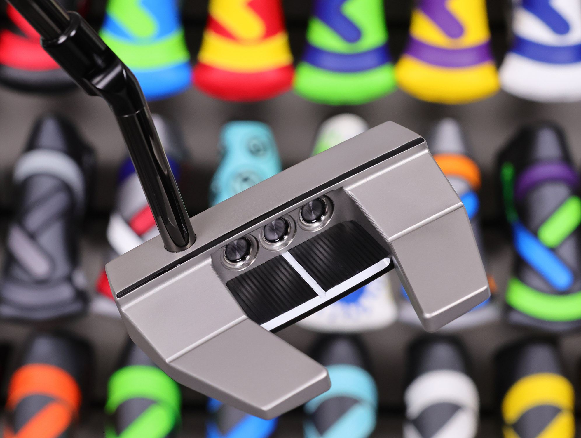scotty cameron tour only sss futura x5 circle t 360g putter with black shaft knucklehead neck golf club